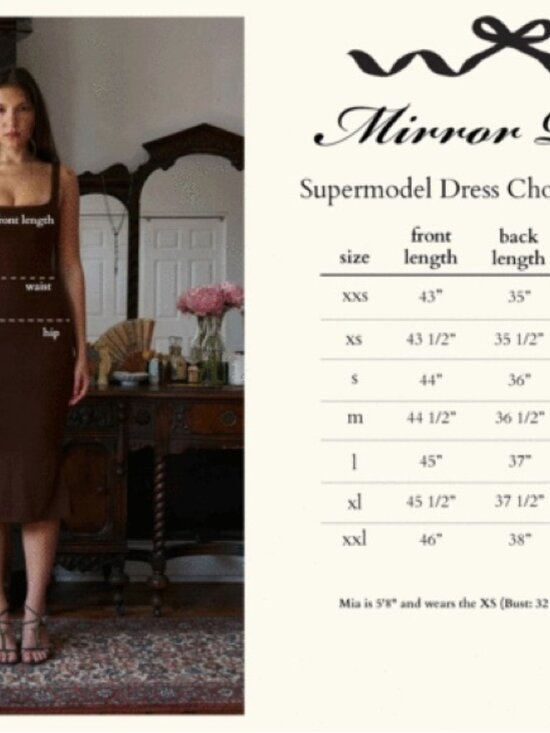 Mirror Palais Supermodel Dress Brown - Picture 7 of 7